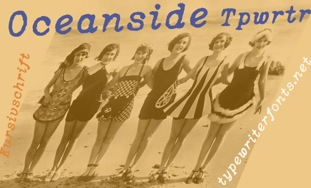 Oceanside Typewriter Font