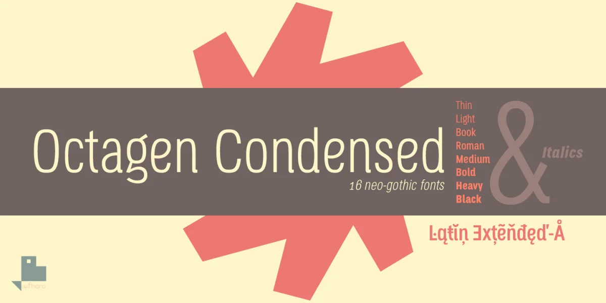 Octagen Font Family preview 7