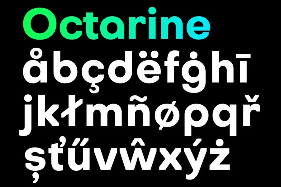 Octarine Font Family preview 2
