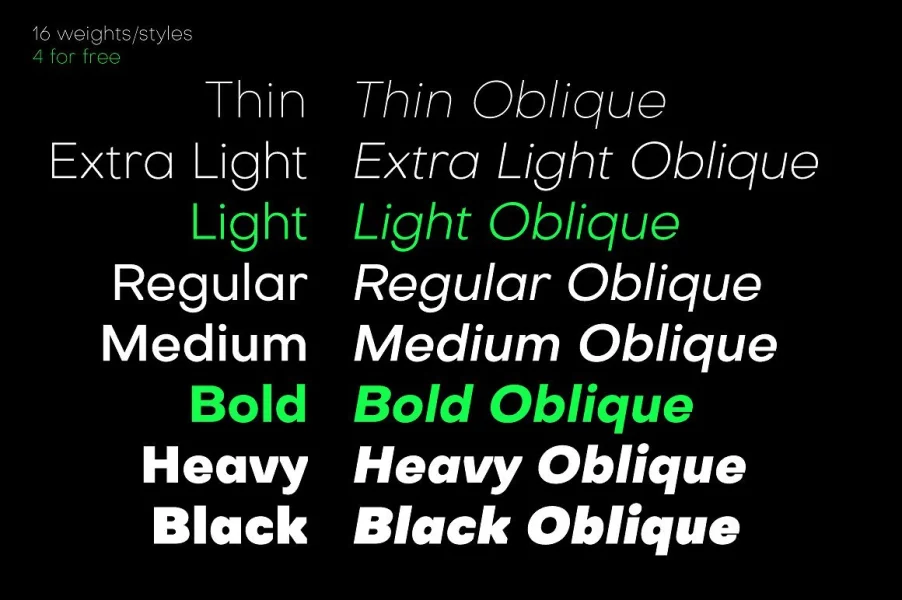 Octarine Font Family preview 3