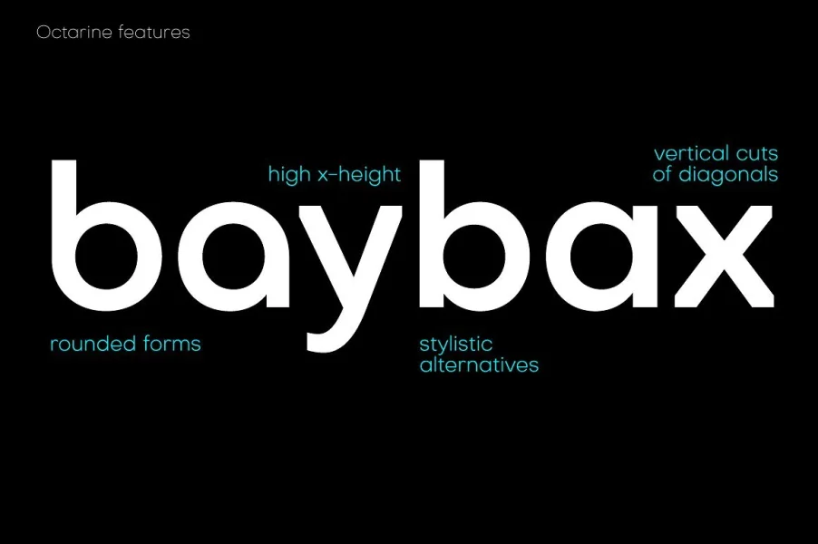 Octarine Font Family preview 6