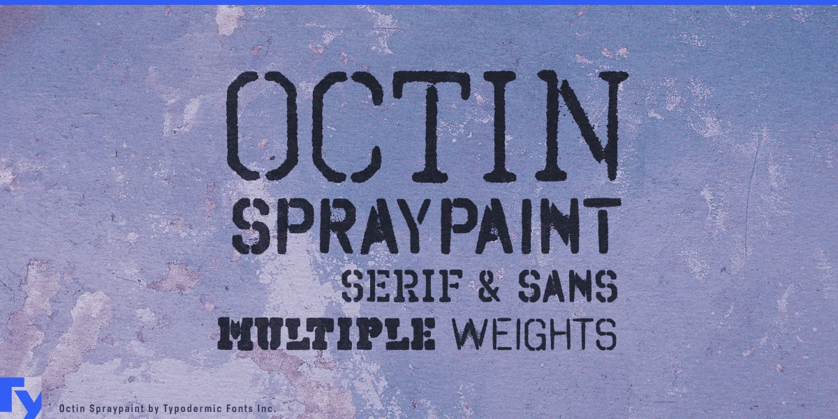 Octin Spraypaint Font