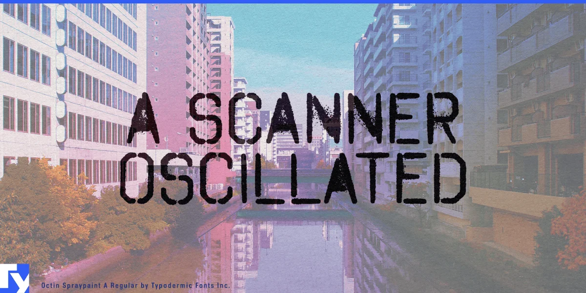 Octin Spraypaint Font preview 6