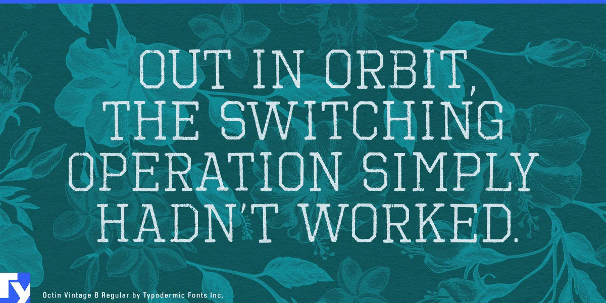 Octin Vintage Font preview 4