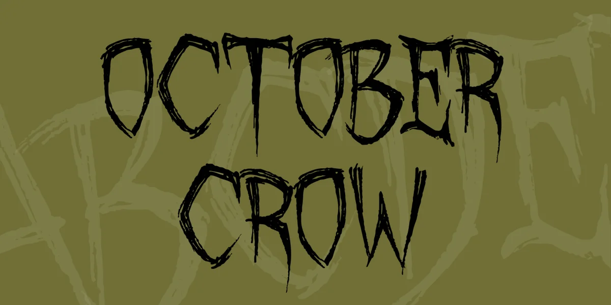 October Crow Font