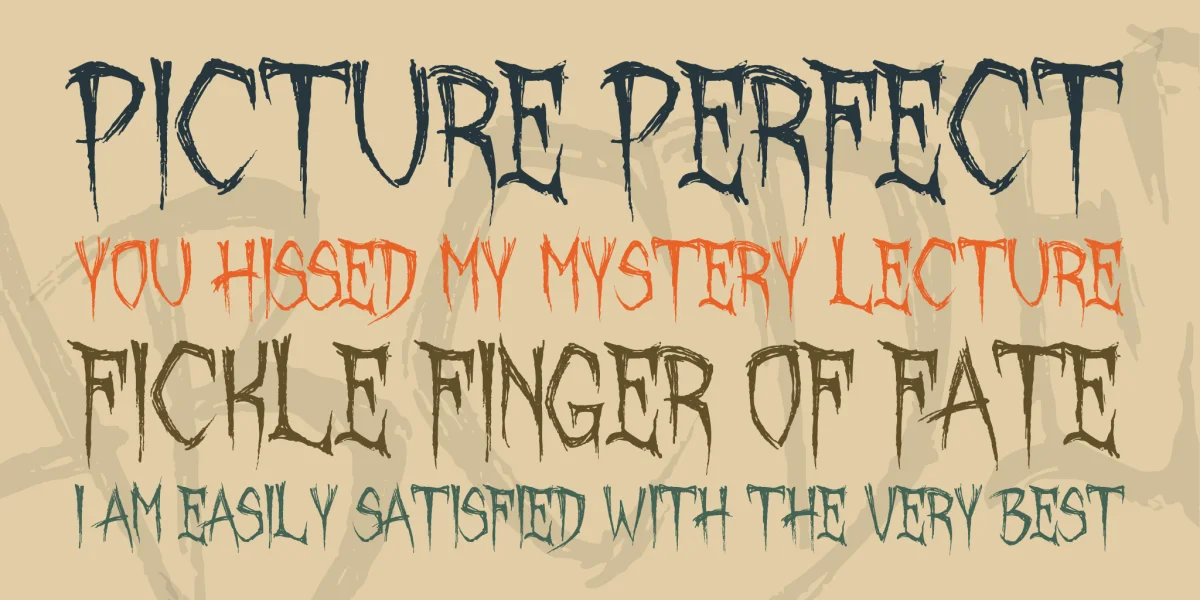 October Crow Font preview 2