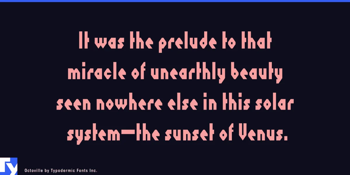 Octoville Font preview 4