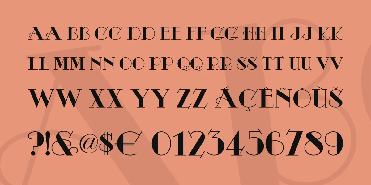 Odalisque NF Font preview 2
