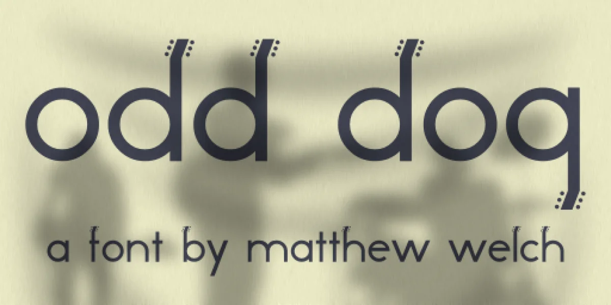 Odd Dog Font