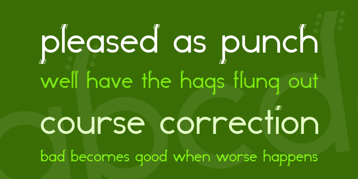 Odd Dog Font preview 2