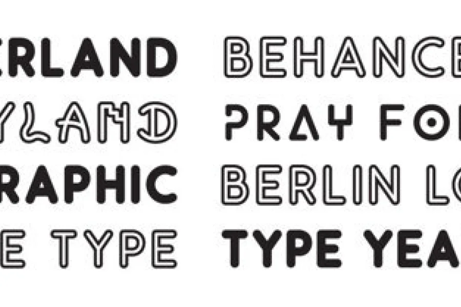 Odin Rounded Font Family preview 7