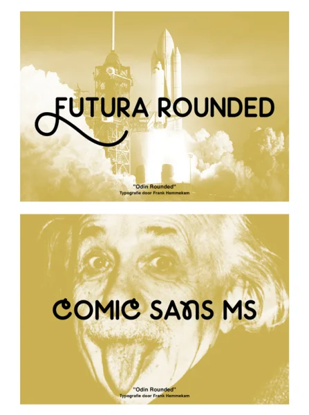 Odin Rounded Font Family preview 8