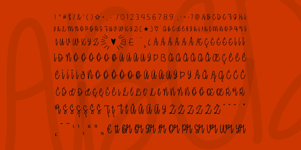 Oh My Its July Font preview 3