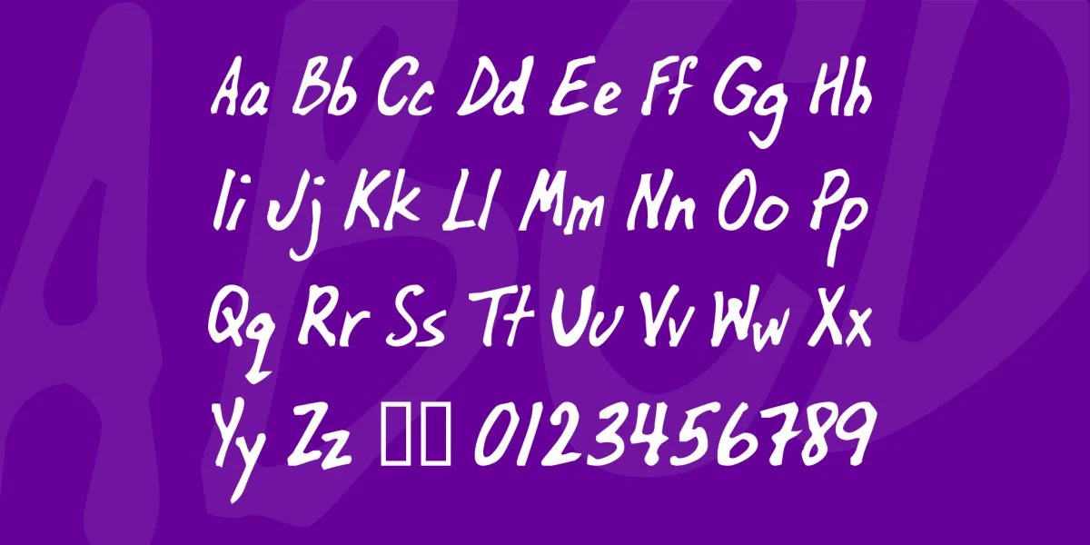 OilBats Font preview 4