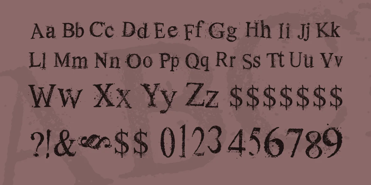 Old Dreams Font preview 3