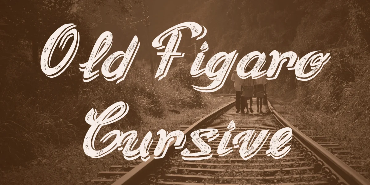 Old Figaro Cursive Font preview 2