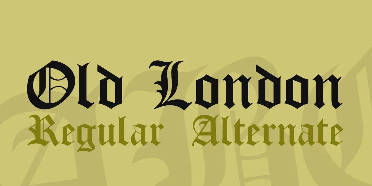Old London Font Family