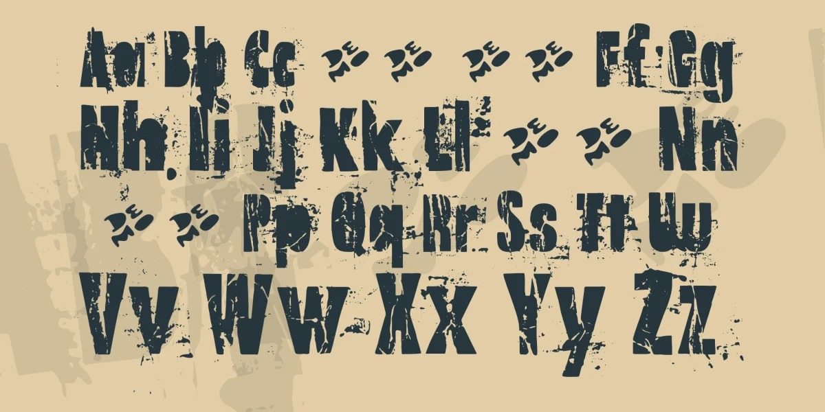 Old Note Demo Font preview 2