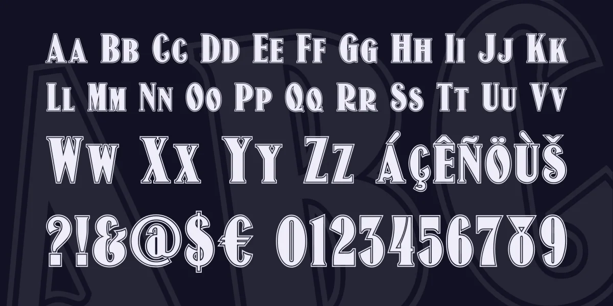 Old Gate Lane NF Font preview 2