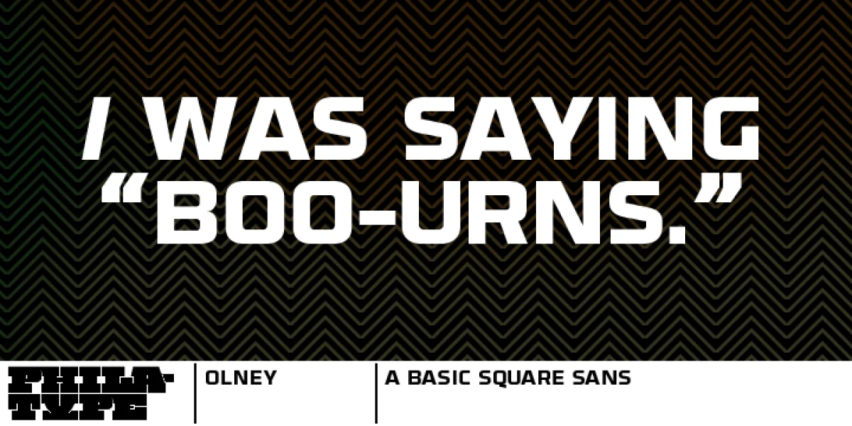 Olney Font preview 4