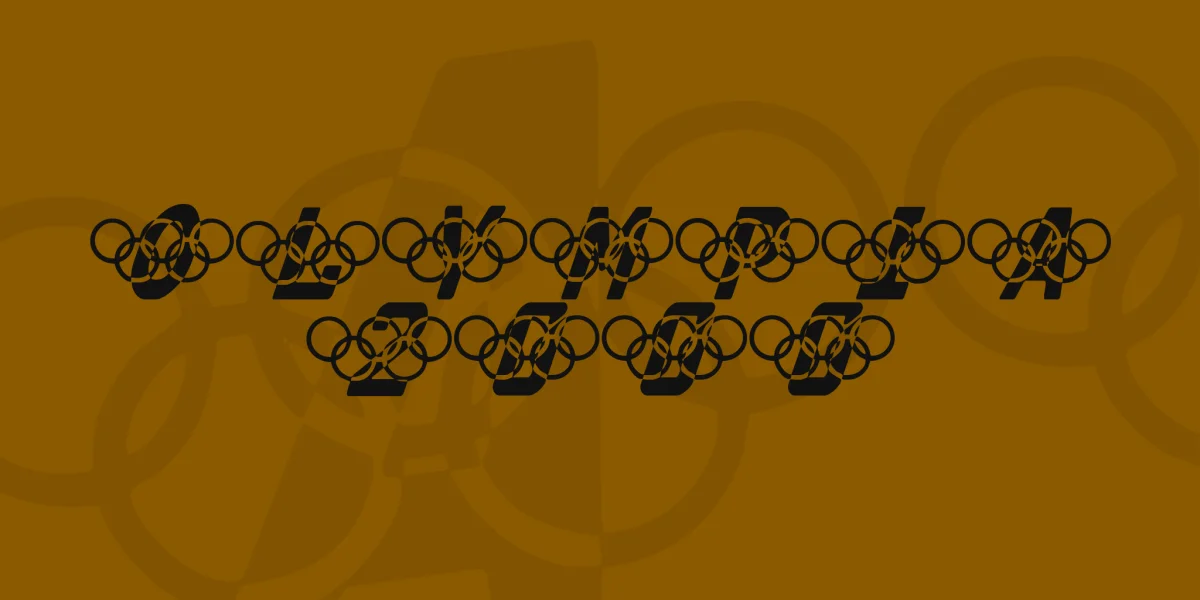 Olympia 2000 Font