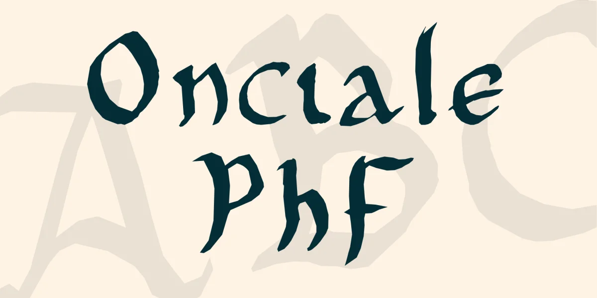 Onciale PhF Font