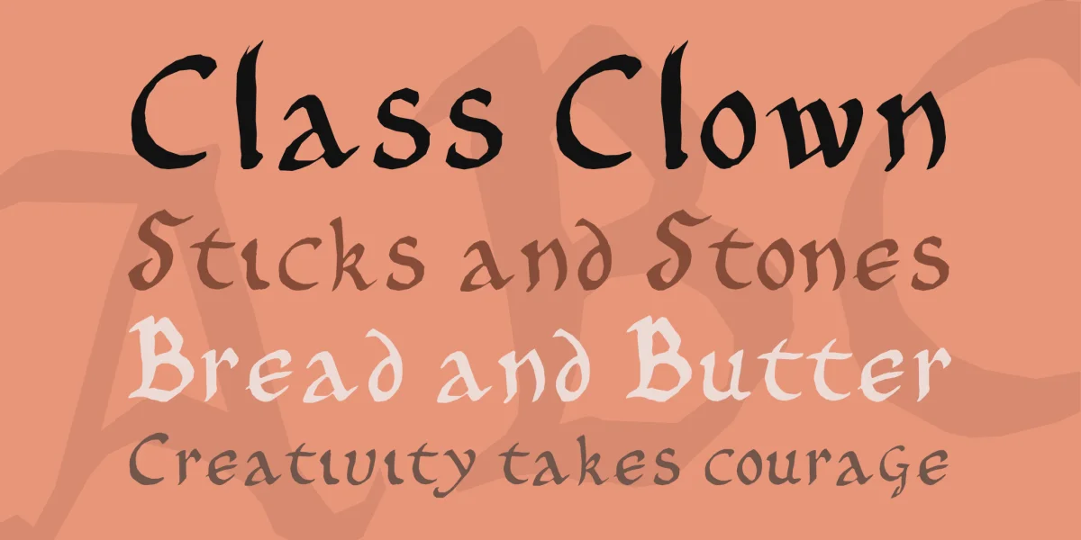 Onciale PhF Font preview 2