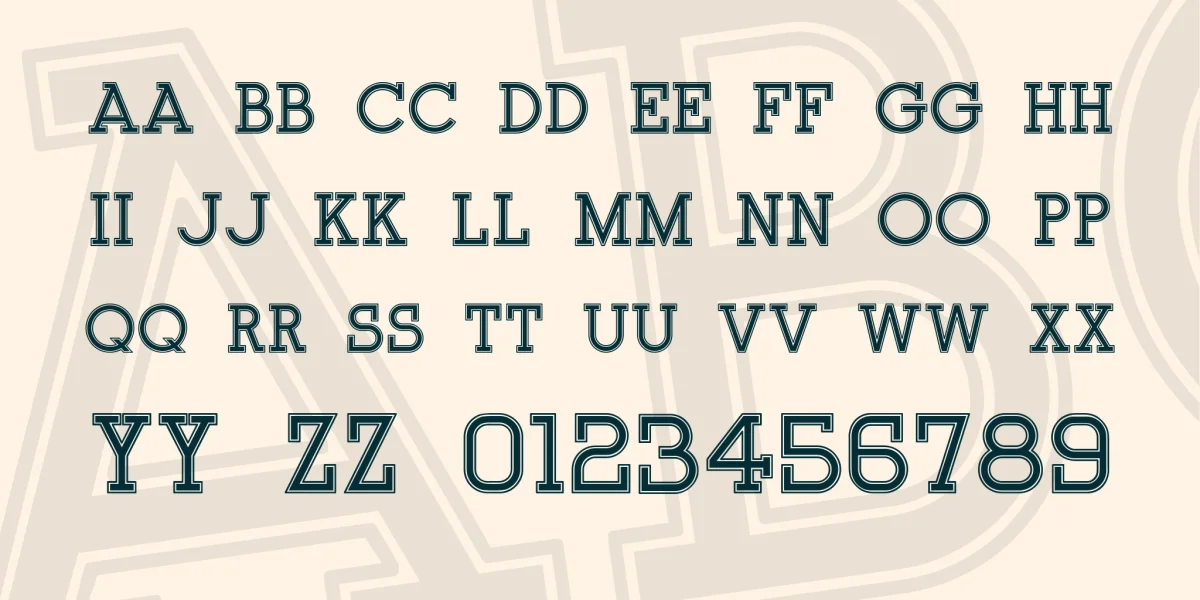 Onderneming Font Family preview 4