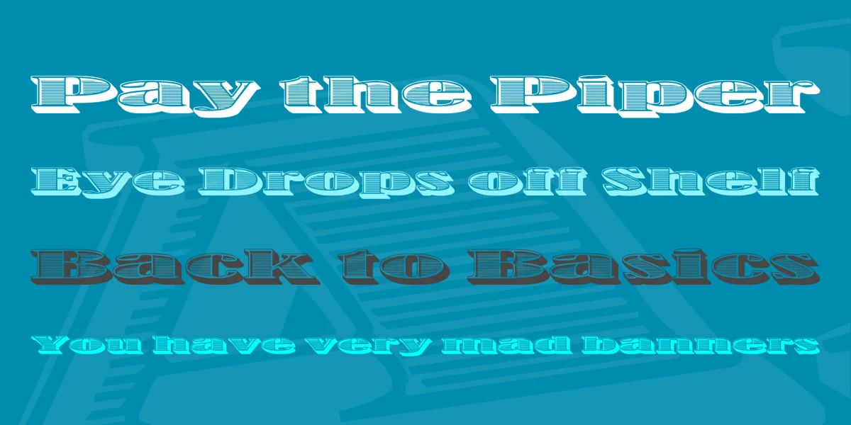 One Dance Font preview 2