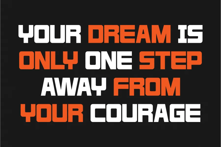 One Step Font preview 2