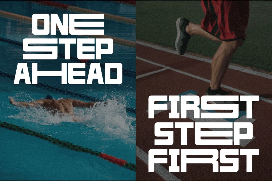 One Step Font preview 5