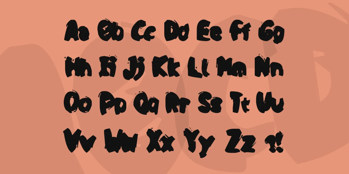 Opa Puk Font preview 3