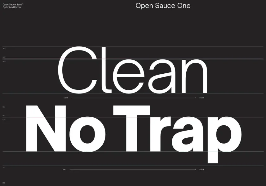 Open Sauce Font preview 3