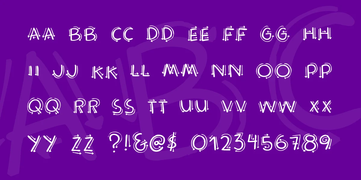 Operating instructions Font preview 2