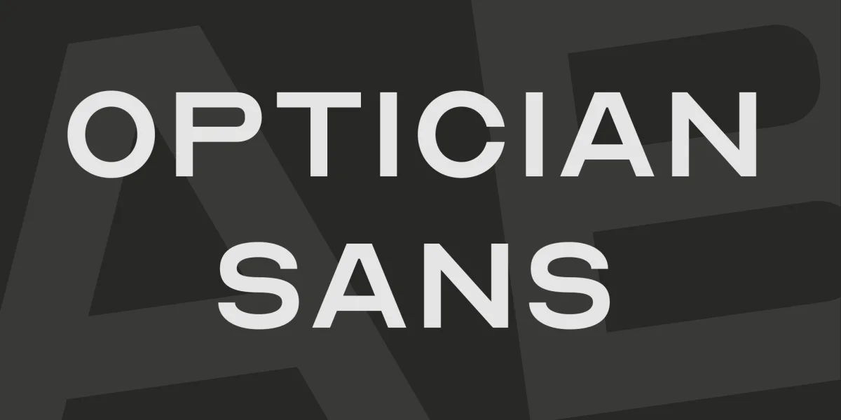 Optician Sans Font