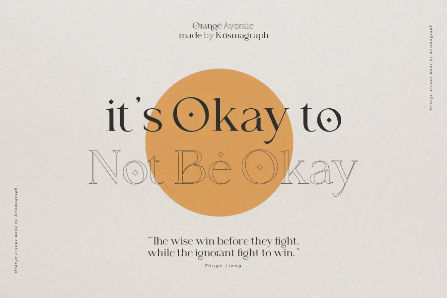 Orange Avenue DEMO Font Family preview 10