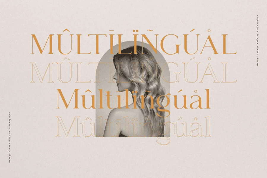 Orange Avenue DEMO Font Family preview 8