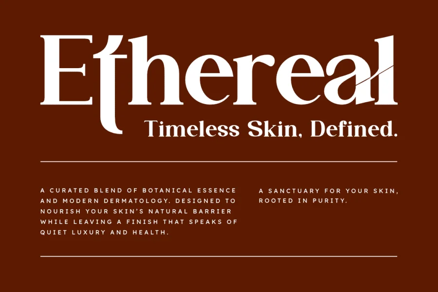 Orange Vintage Font preview 4