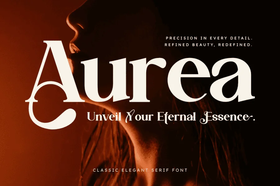 Orange Vintage Font preview 6