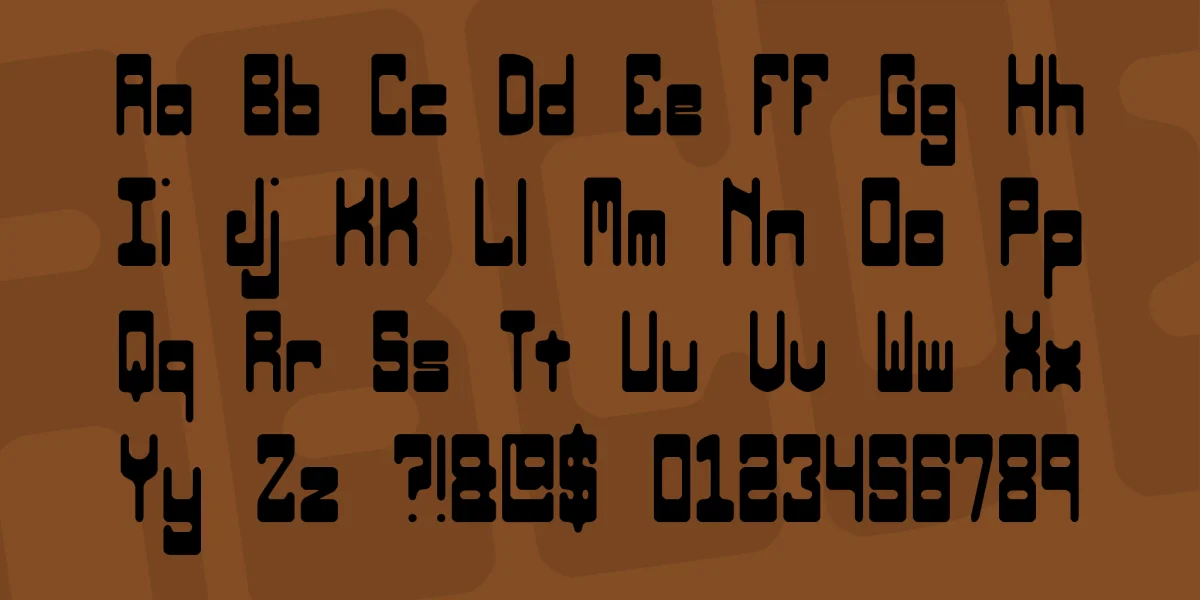 Orbicular BRK Font preview 2