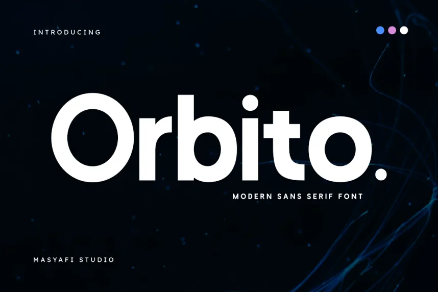 Orbito Font preview 2