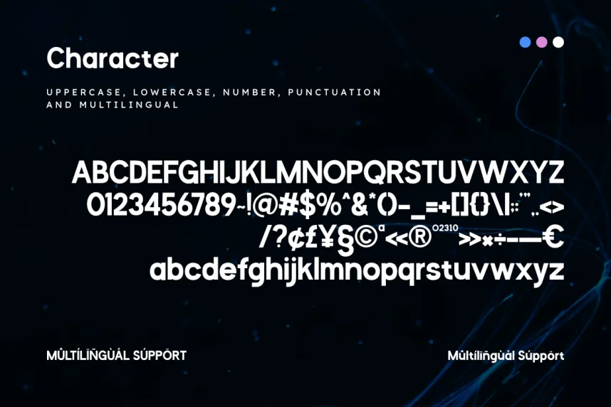 Orbito Font preview 3