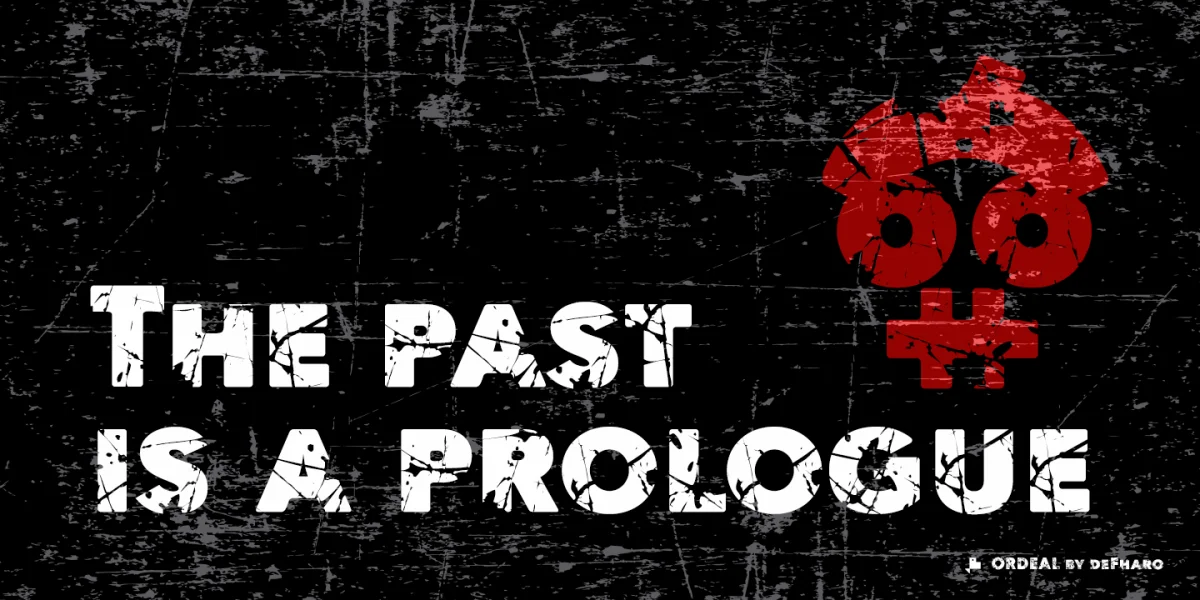 Ordeal Eroded Font preview 4