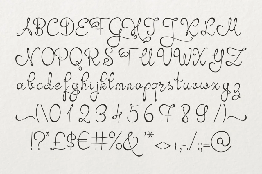 Orhydea Font preview 2