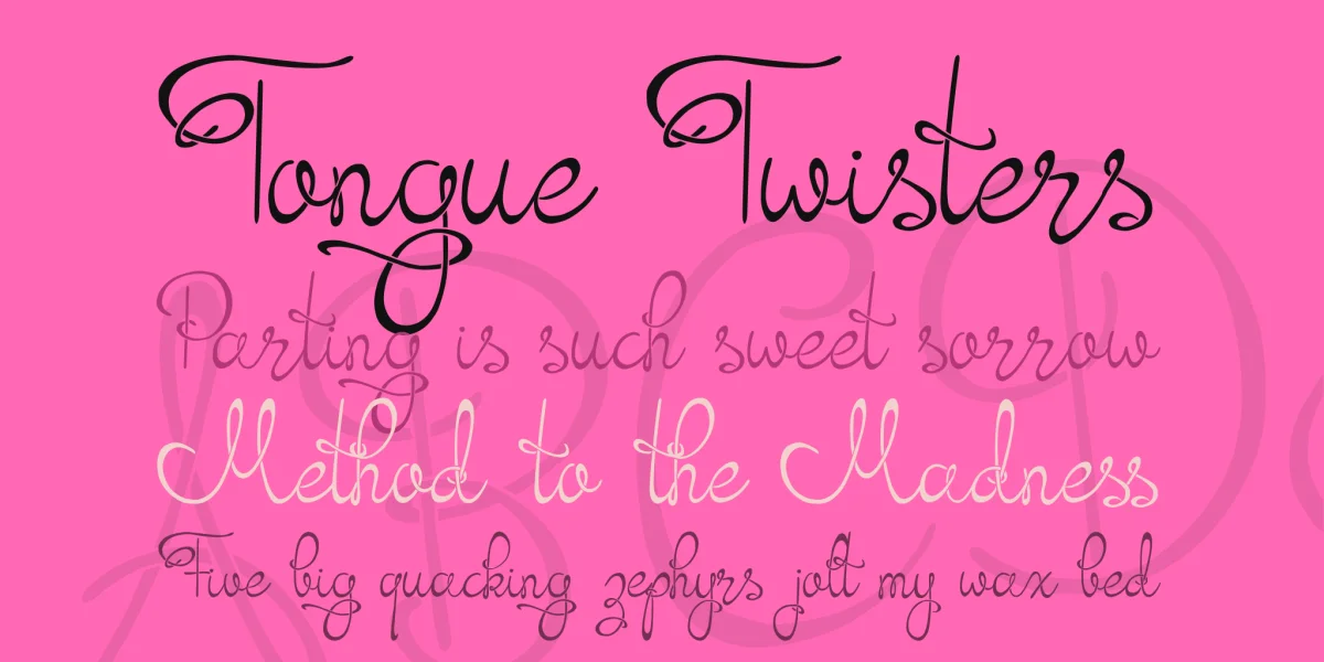 Orhydea Font preview 5