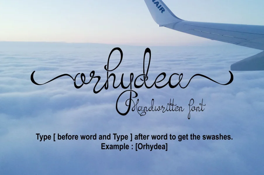 Orhydea Font preview 6