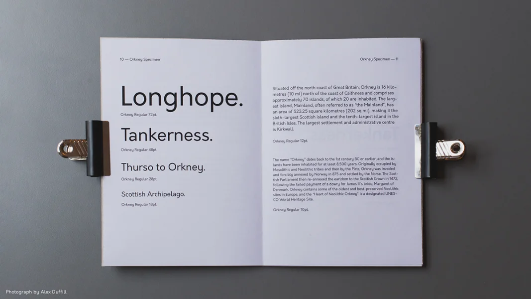 Orkney Font Family preview 2