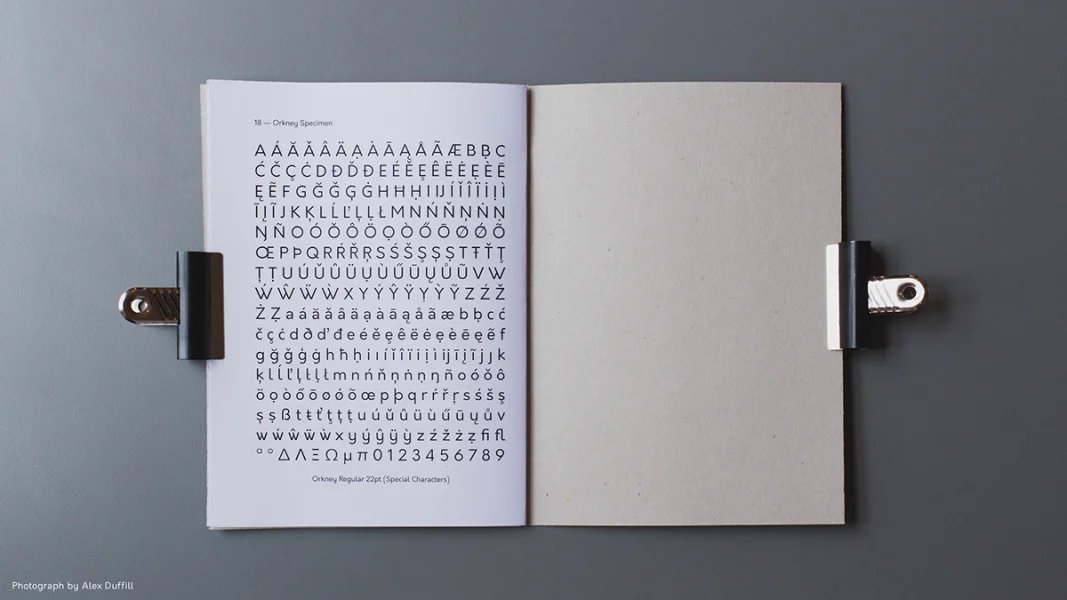 Orkney Font Family preview 3
