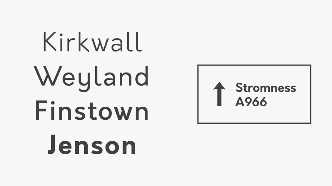 Orkney Font Family preview 6