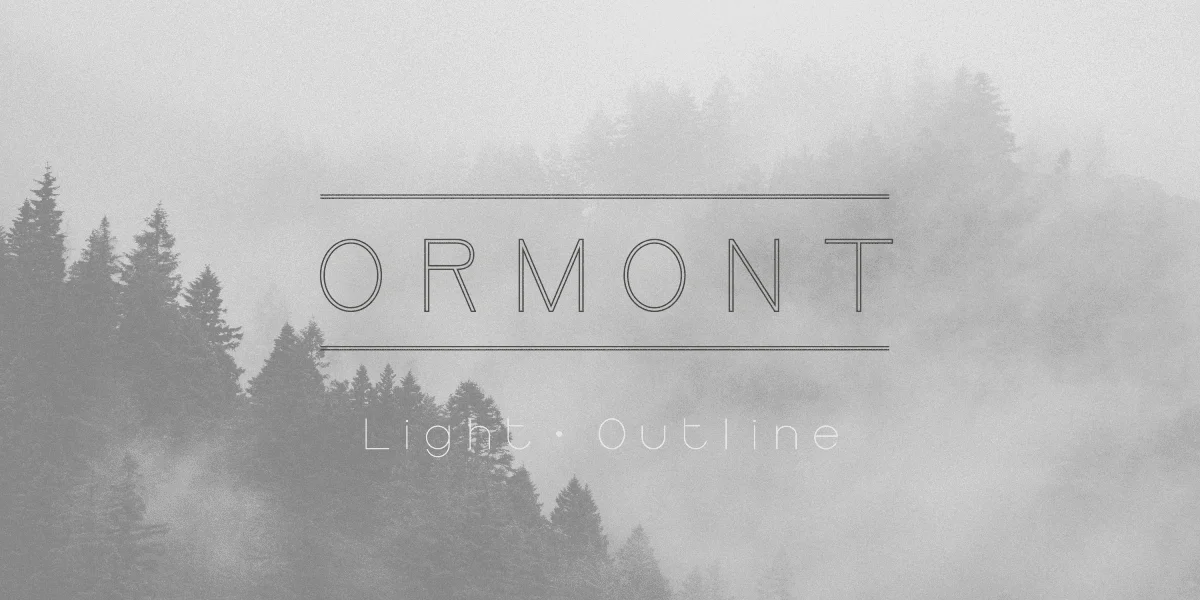 Ormont Font Family